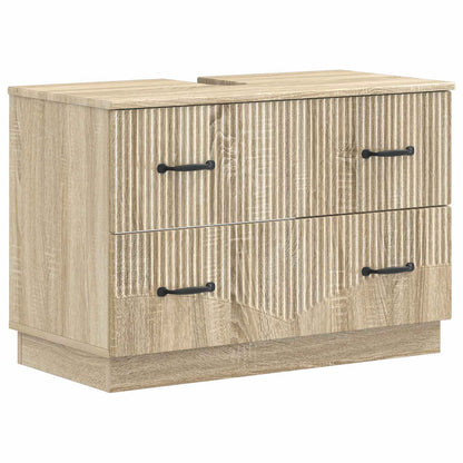Set di Armadi da Bagno da 2 Pezzi HOORN Rovere Sonoma | homemem39