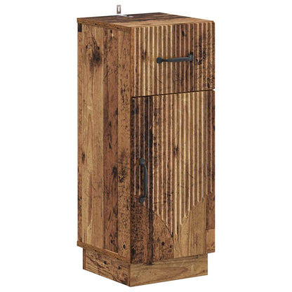 Set di Armadi da Bagno da 2 Pezzi HOORN Legno antico | homemem39