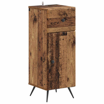 Set di Armadi da Bagno da 2 Pezzi BREDA Legno antico