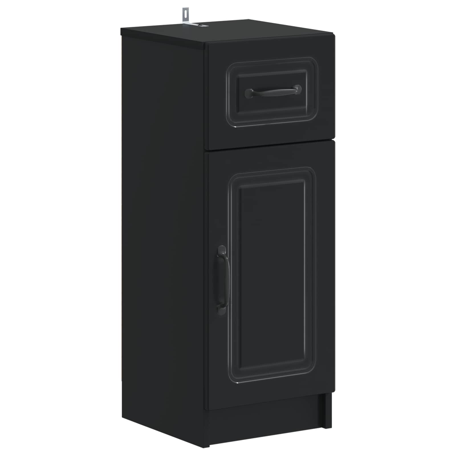 Set di Armadi da Bagno da 2 Pezzi UTRECHT Nero | homemem39