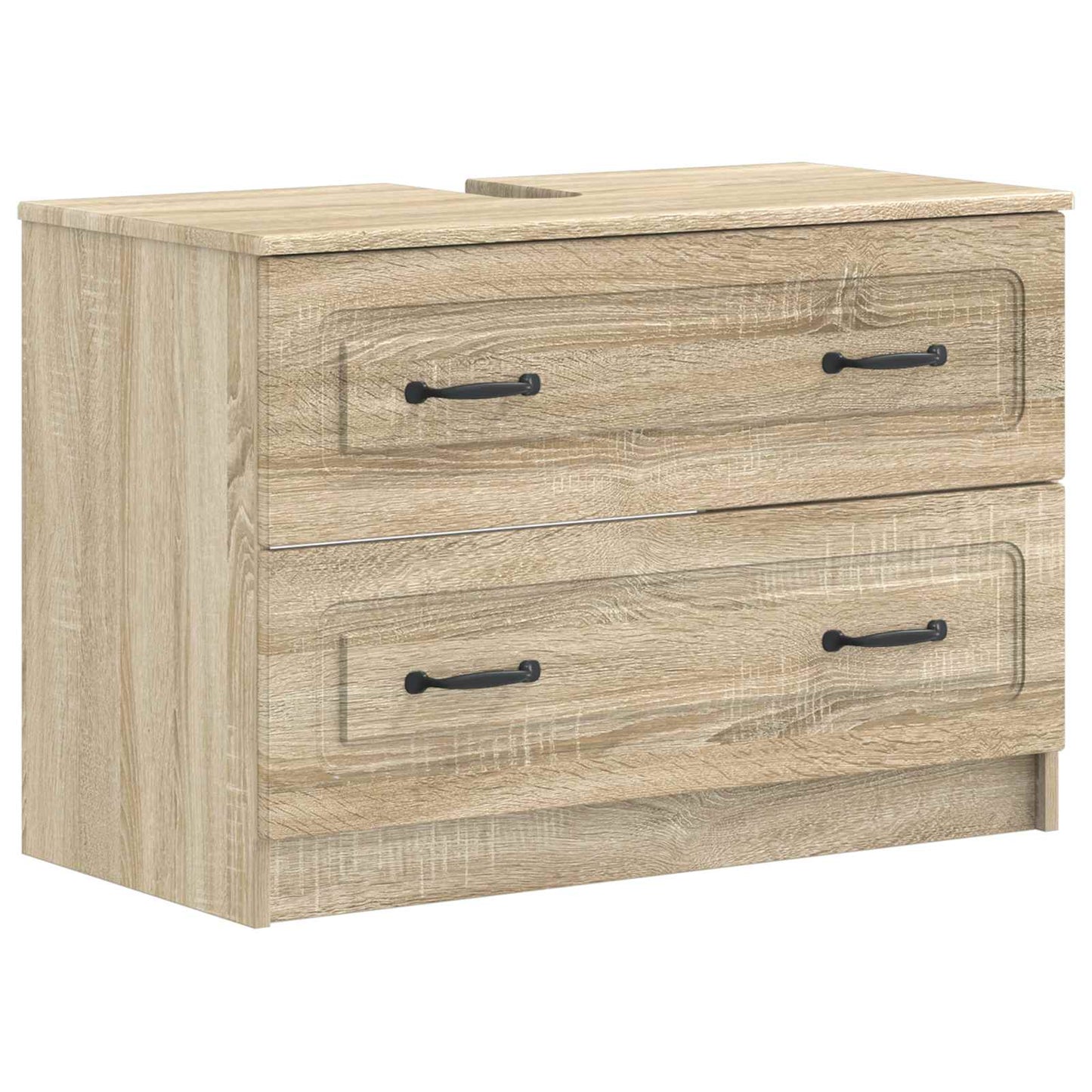 Set di Armadi da Bagno da 2 Pezzi UTRECHT Rovere Sonoma | homemem39