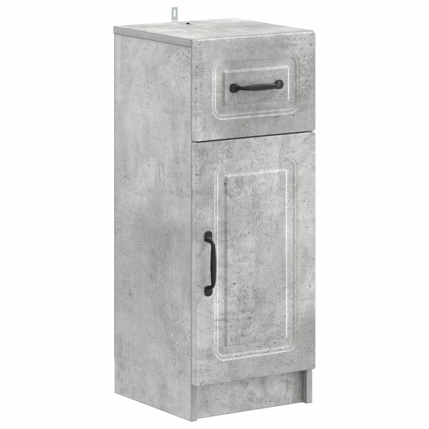 Set di Armadi da Bagno da 2 Pezzi UTRECHT Grigio Cemento | homemem39