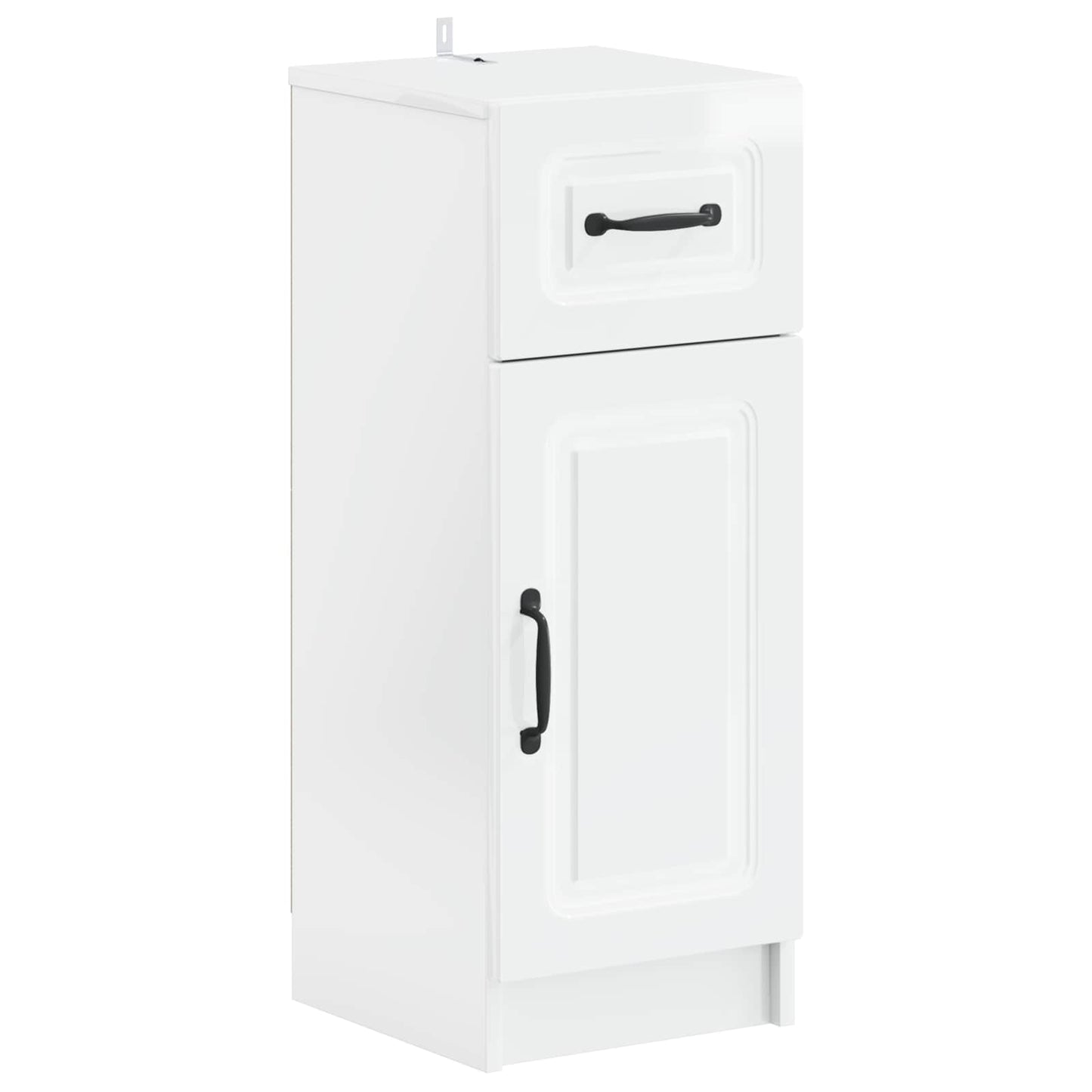 Set di Armadi da Bagno da 2 Pezzi UTRECHT Bianco Lucido | homemem39