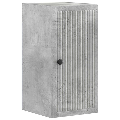 Set di armadietti da bagno in 3 pezzi EDE Grigio Cemento
