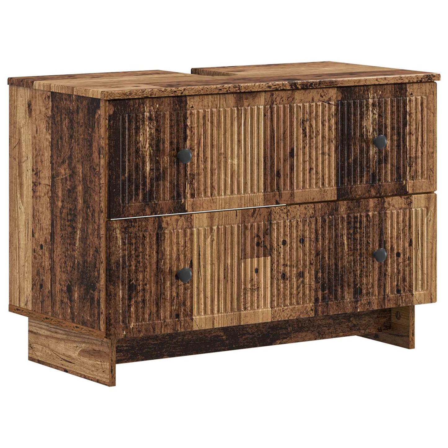 Set di armadietti da bagno in 3 pezzi EDE Legno antico