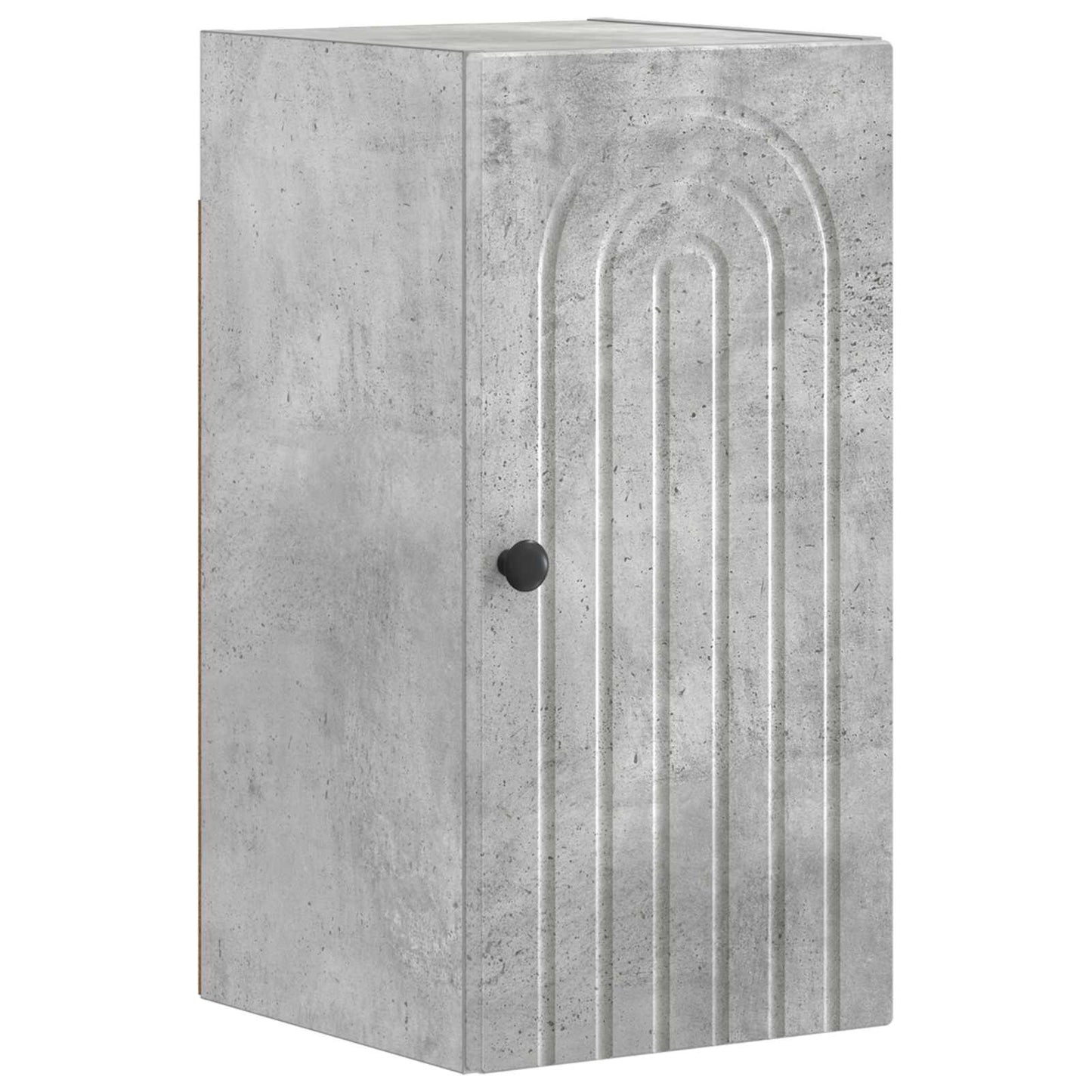 Set di armadietti da bagno in 3 pezzi ALKMAAR Grigio Cemento
