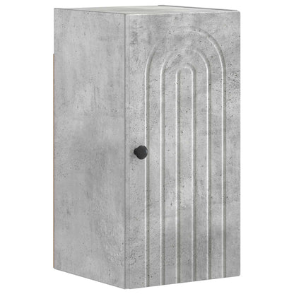 Set di armadietti da bagno in 3 pezzi ALKMAAR Grigio Cemento