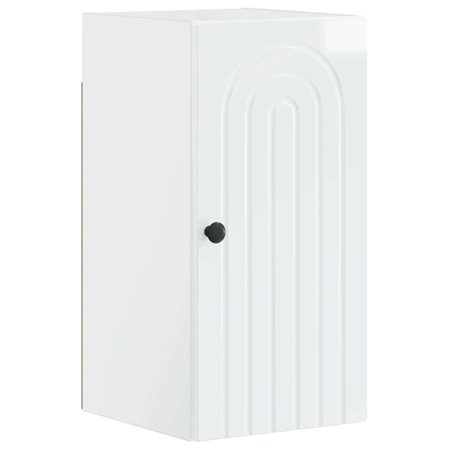 Set di armadietti da bagno in 3 pezzi ALKMAAR Bianco Lucido