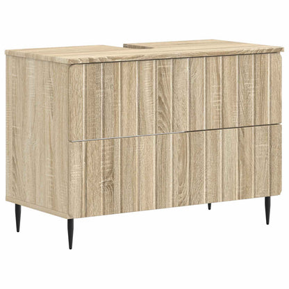 Set di armadietti da bagno in 3 pezzi ZWOLLE Rovere Sonoma