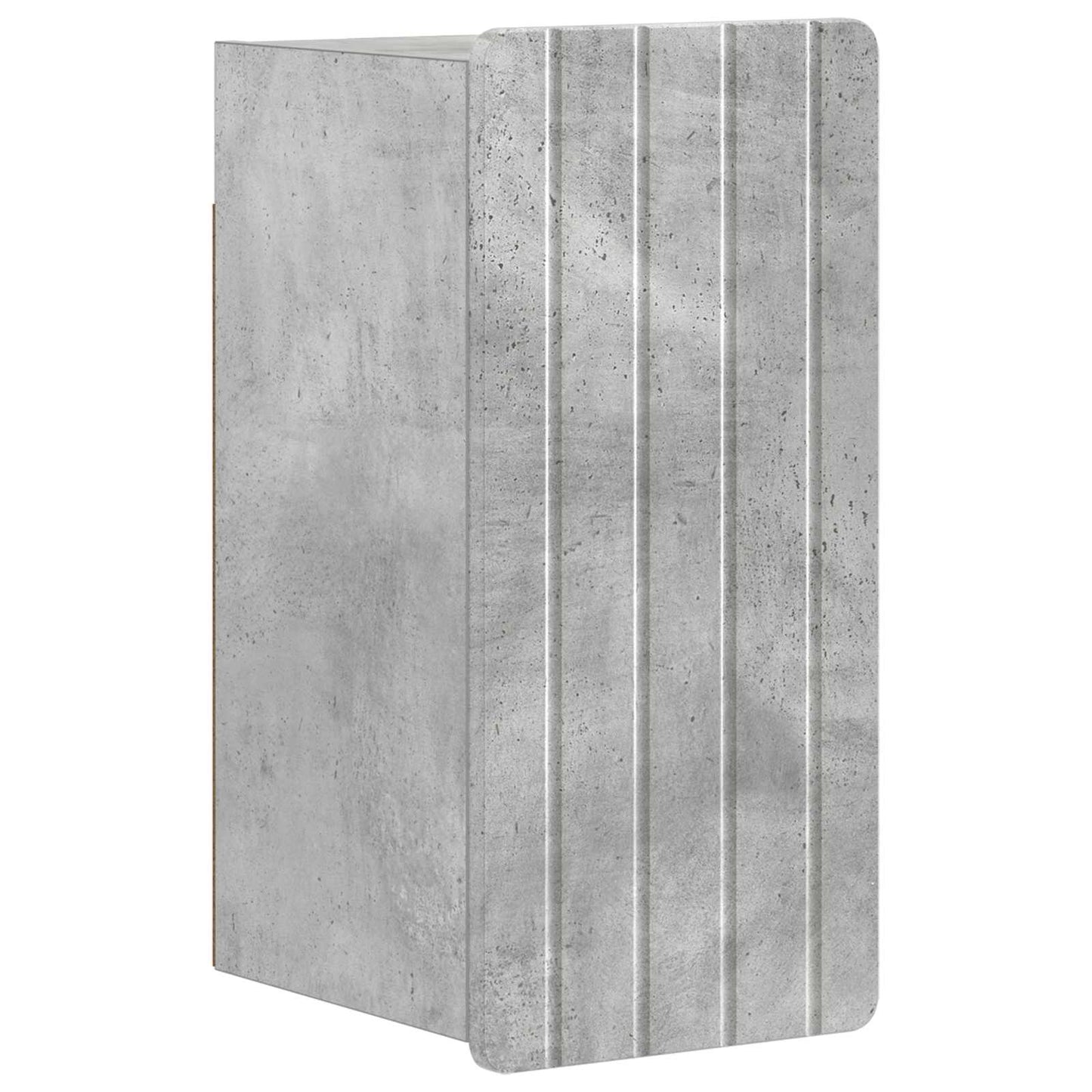 Set di armadietti da bagno in 3 pezzi ZWOLLE Grigio Cemento