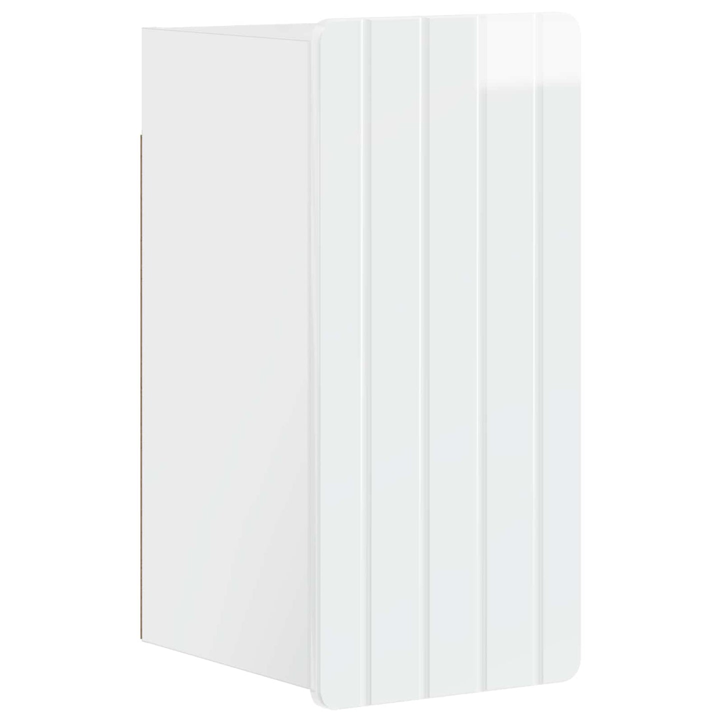 Set di armadietti da bagno in 3 pezzi ZWOLLE Bianco Lucido