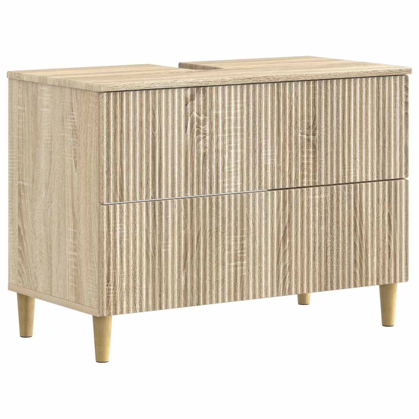 Set di armadietti da bagno in 3 pezzi ARNHEM Rovere Sonoma