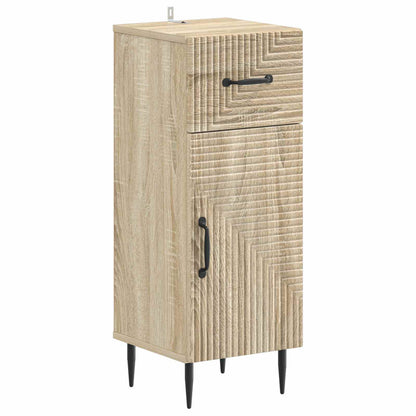 Set di armadietti da bagno in 3 pezzi HAARLEM Rovere Sonoma
