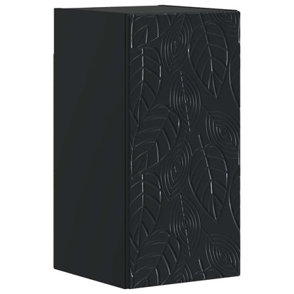 Set di armadietti da bagno in 3 pezzi DELFT Nero