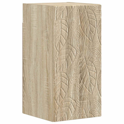 Set di armadietti da bagno in 3 pezzi DELFT Rovere Sonoma