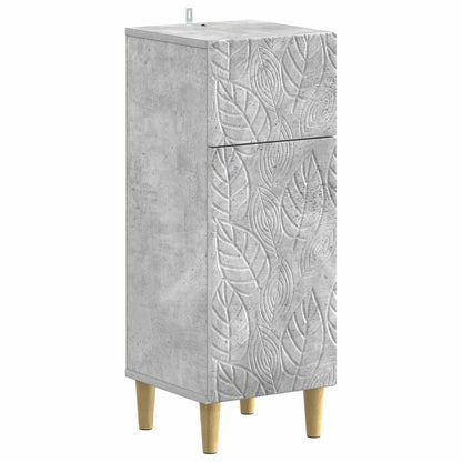 Set di armadietti da bagno in 3 pezzi DELFT Grigio Cemento