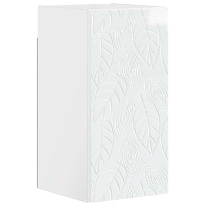 Set di armadietti da bagno in 3 pezzi DELFT Bianco Lucido