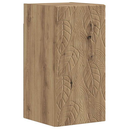 Set di armadietti da bagno in 3 pezzi DELFT Rovere Artigianale