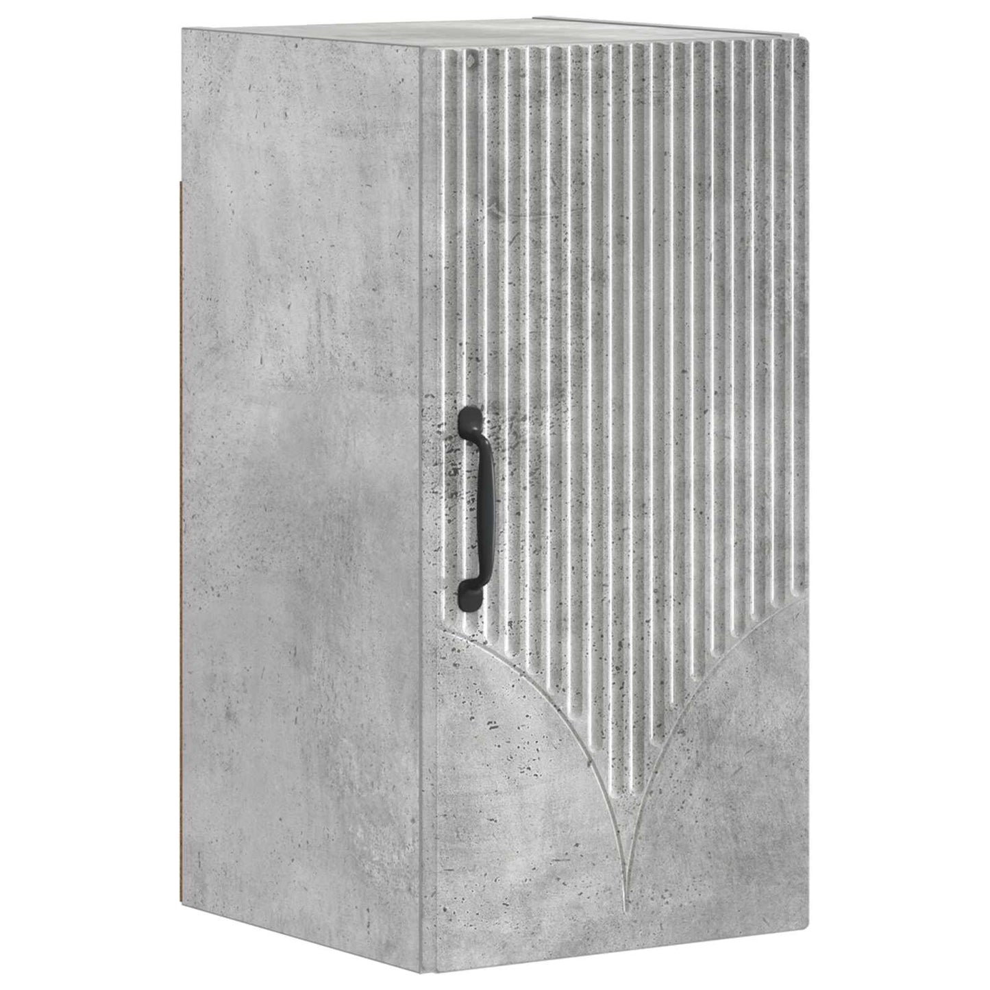 Set di armadietti da bagno in 3 pezzi HOORN Grigio Cemento