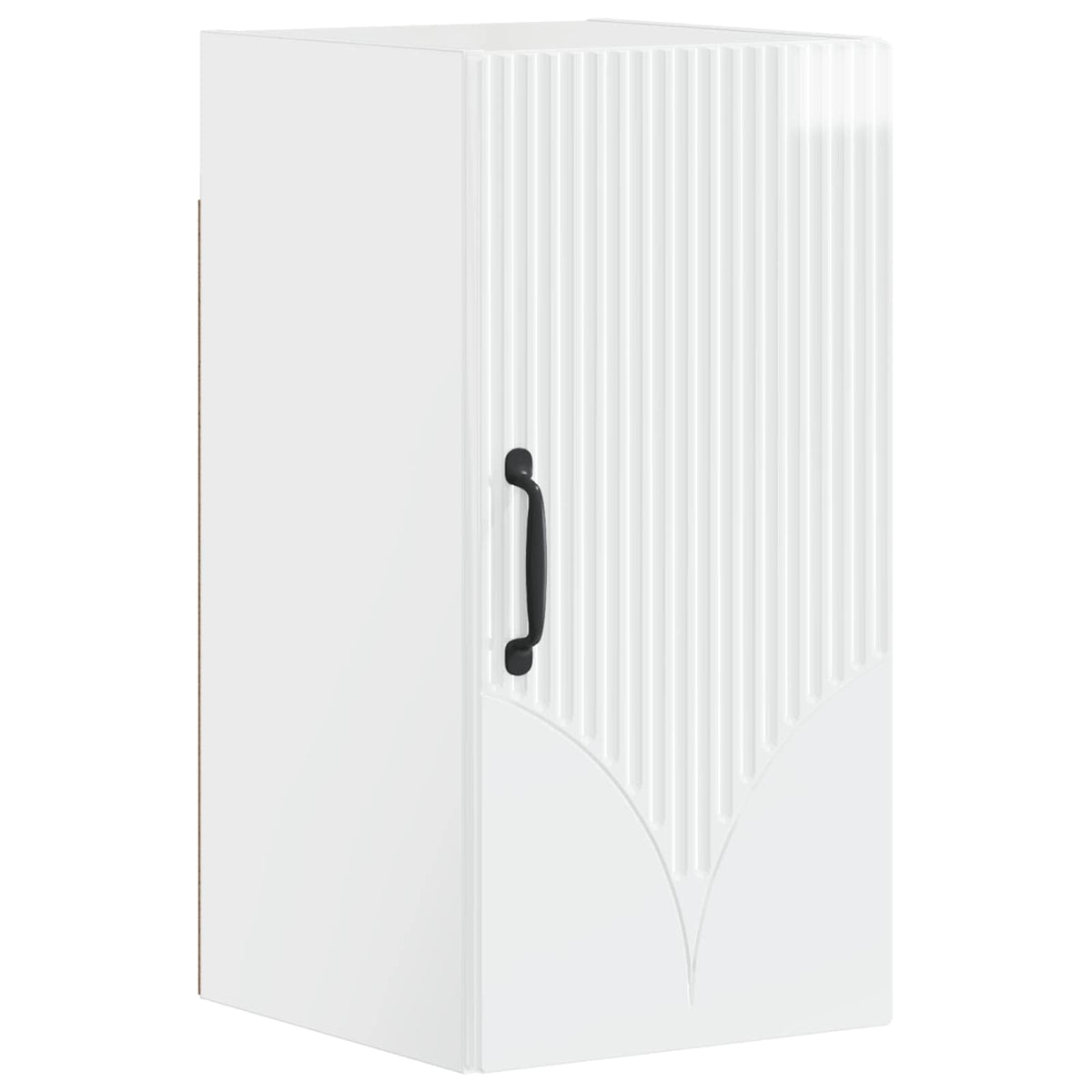 Set di armadietti da bagno in 3 pezzi HOORN Bianco Lucido