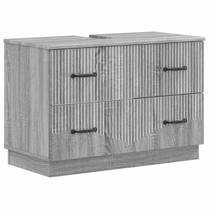 Set di armadietti da bagno in 3 pezzi HOORN Sonoma grigio