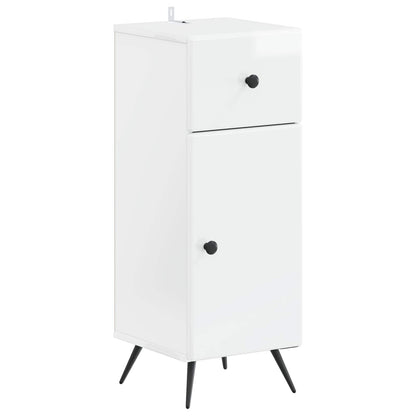 Set di armadietti da bagno in 3 pezzi BREDA Bianco Lucido