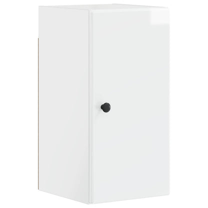 Set di armadietti da bagno in 3 pezzi BREDA Bianco Lucido