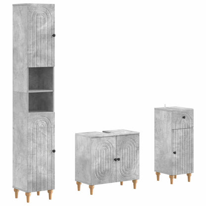 Set di armadietti da bagno in 3 pezzi ALKMAAR | homemem39