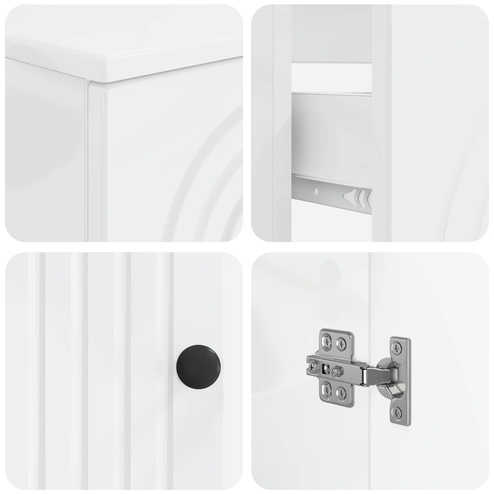Set di armadietti da bagno in 3 pezzi ALKMAAR | homemem39