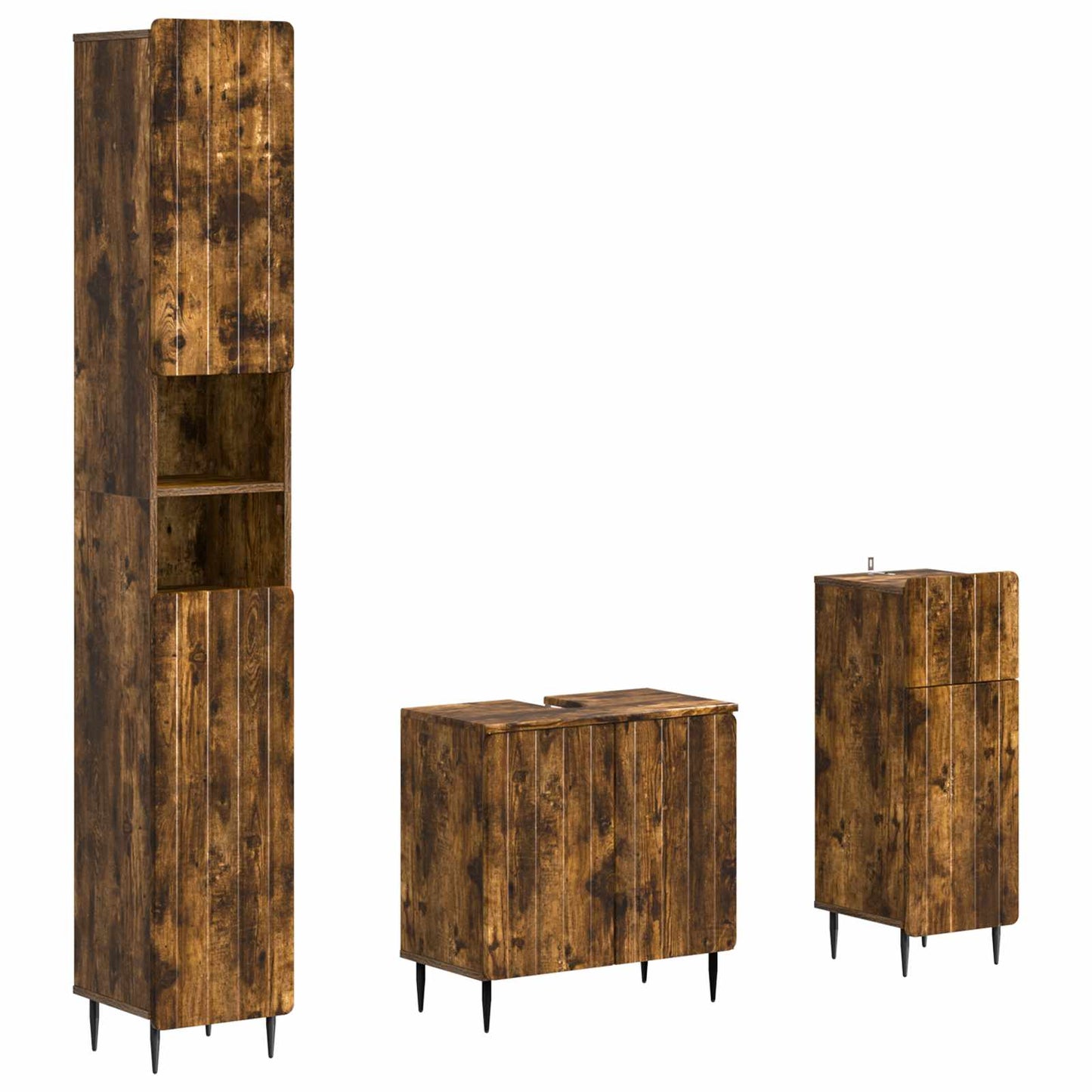 Set di armadietti da bagno in 3 pezzi ZWOLLE | homemem39