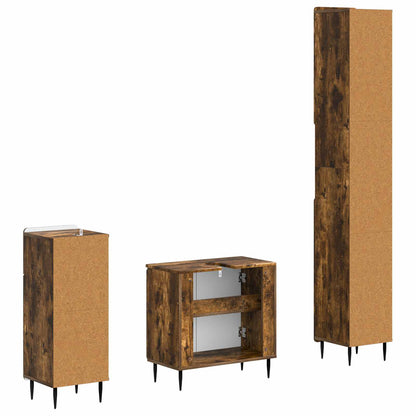 Set di armadietti da bagno in 3 pezzi ZWOLLE | homemem39