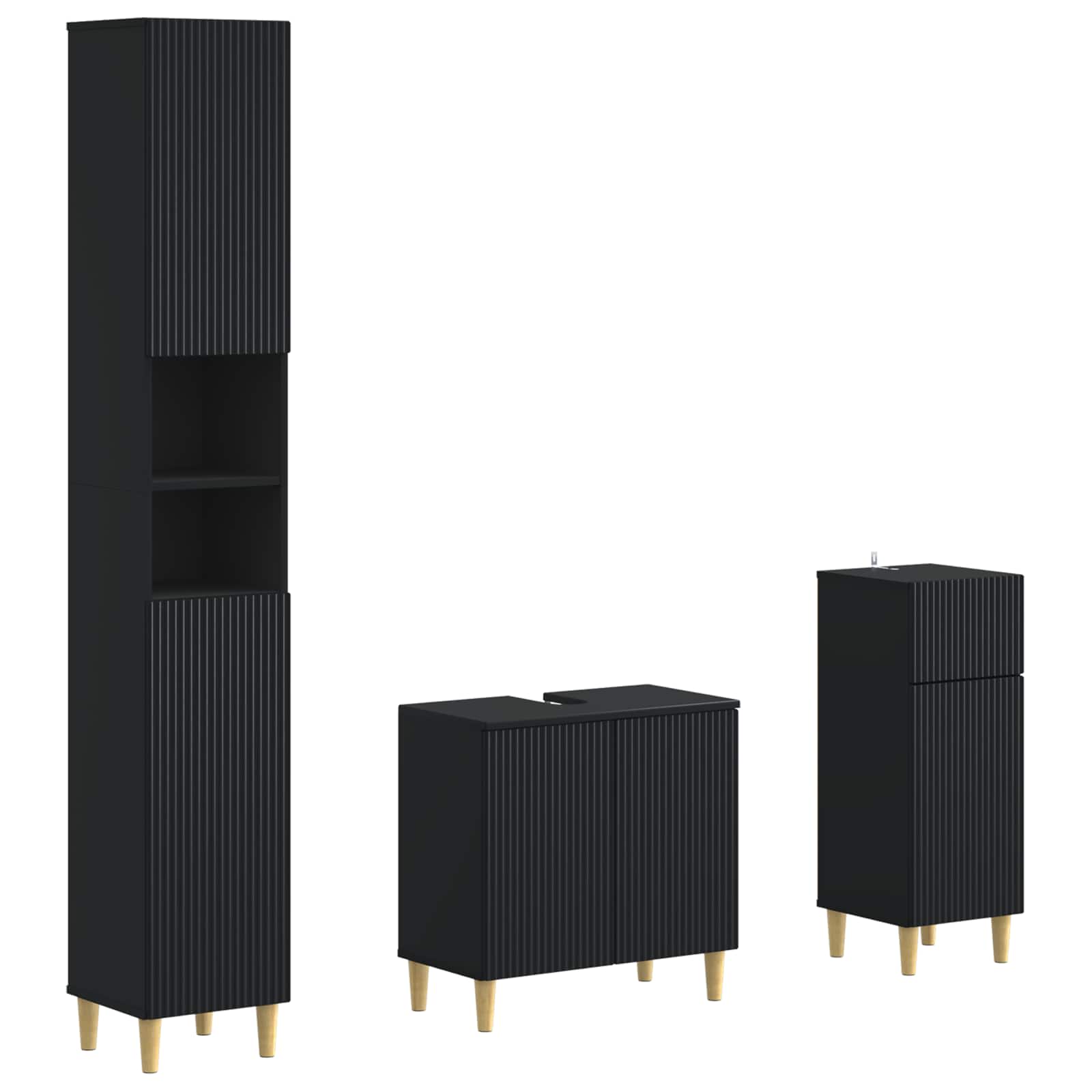 Set di armadietti da bagno in 3 pezzi ARNHEM | homemem39