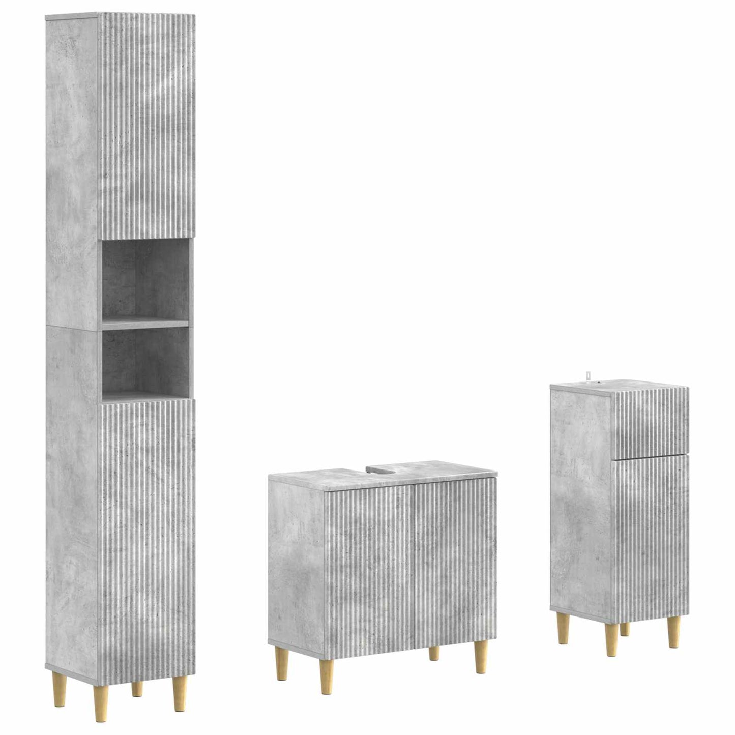 Set di armadietti da bagno in 3 pezzi ARNHEM | homemem39