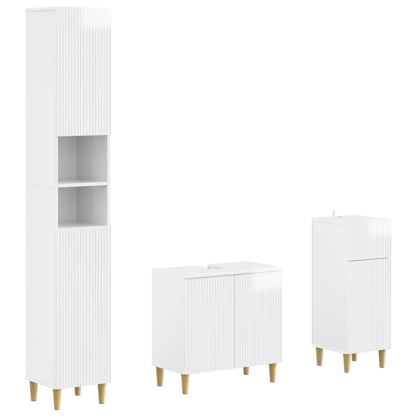 Set di armadietti da bagno in 3 pezzi ARNHEM | homemem39