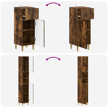 Set di armadietti da bagno in 3 pezzi ARNHEM | homemem39