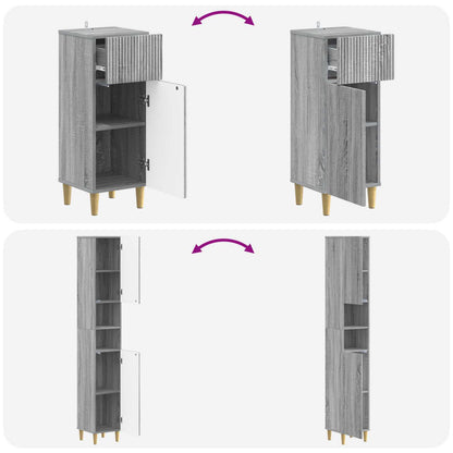 Set di armadietti da bagno in 3 pezzi ARNHEM | homemem39