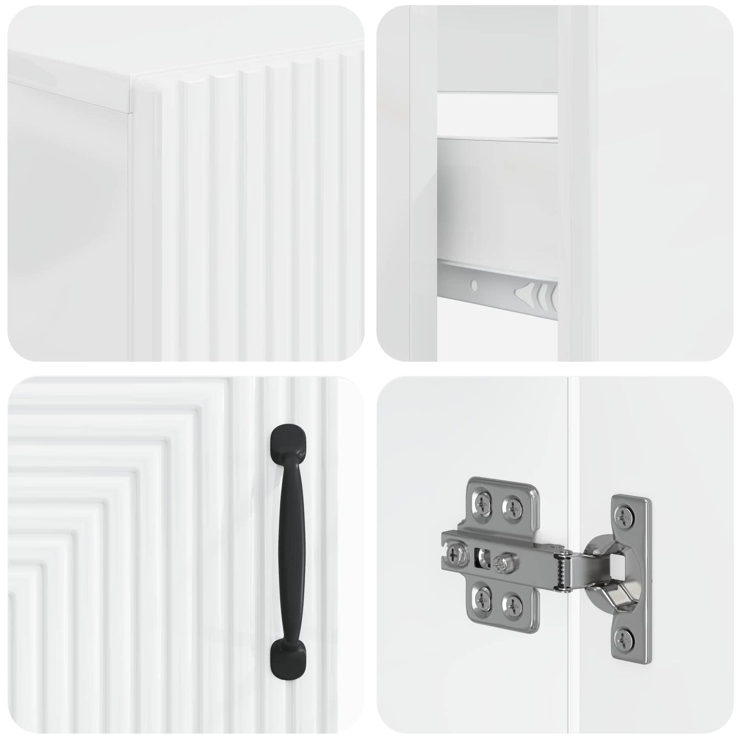 Set di armadietti da bagno in 3 pezzi HAARLEM