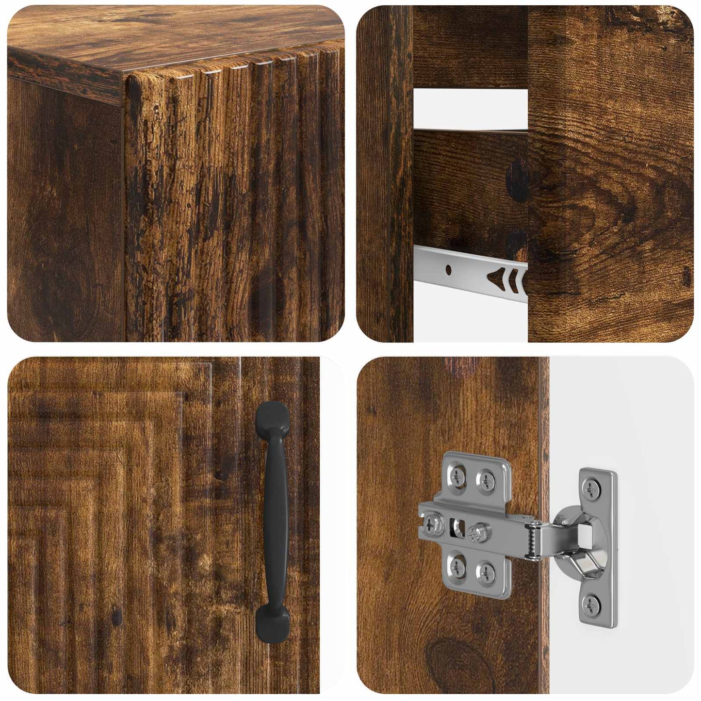 Set di armadietti da bagno in 3 pezzi HAARLEM | homemem39
