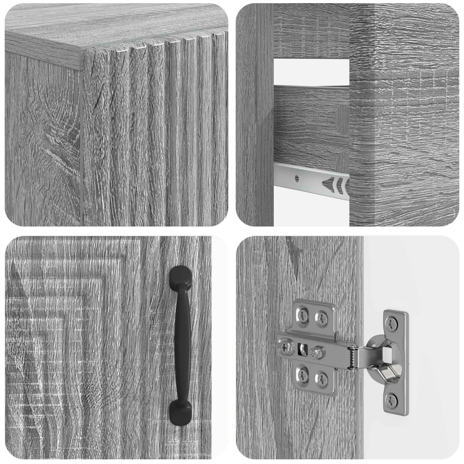 Set di armadietti da bagno in 3 pezzi HAARLEM | homemem39