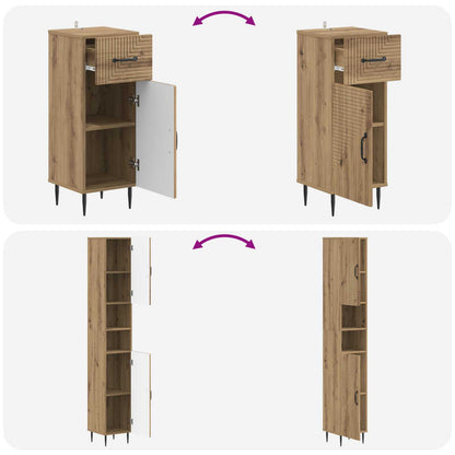 Set di armadietti da bagno in 3 pezzi HAARLEM | homemem39