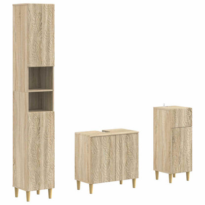 Set di armadietti da bagno in 3 pezzi DELFT | homemem39