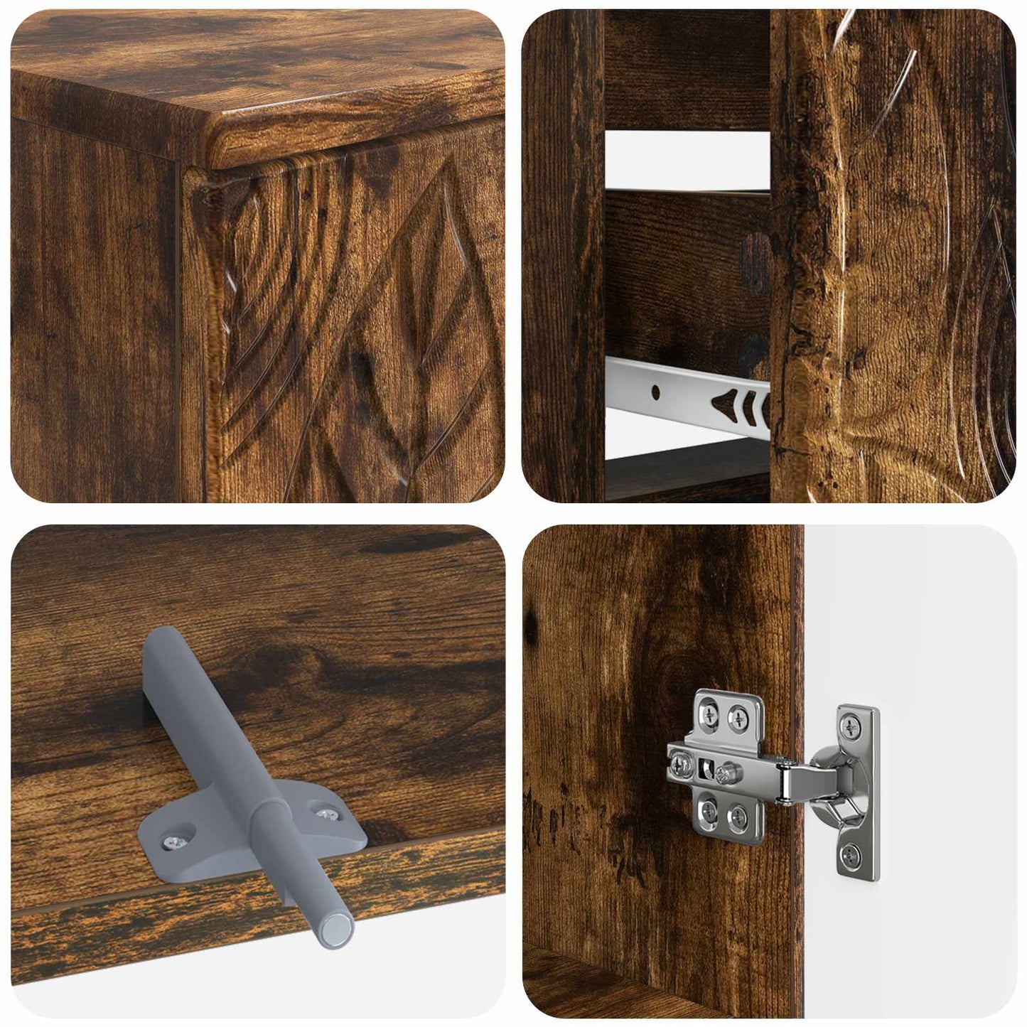 Set di armadietti da bagno in 3 pezzi DELFT | homemem39