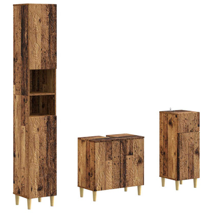 Set di armadietti da bagno in 3 pezzi DELFT | homemem39