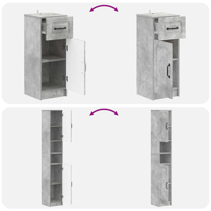 Set di armadietti da bagno in 3 pezzi UTRECHT | homemem39
