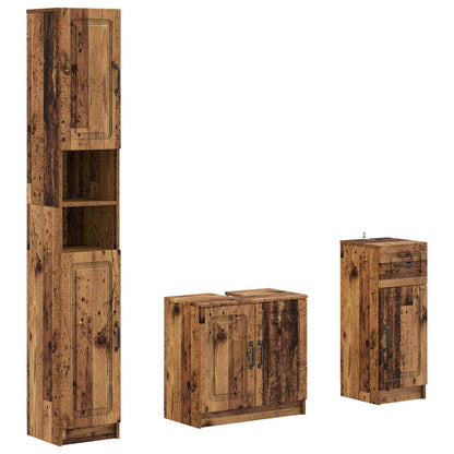 Set di armadietti da bagno in 3 pezzi UTRECHT | homemem39