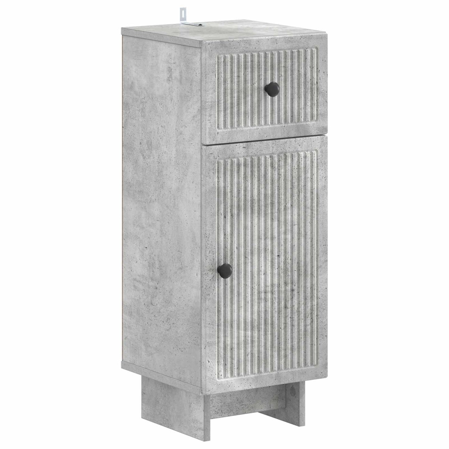 Set di Mobili da Bagno da 4 Pezzi EDE Grigio Cemento | homemem39