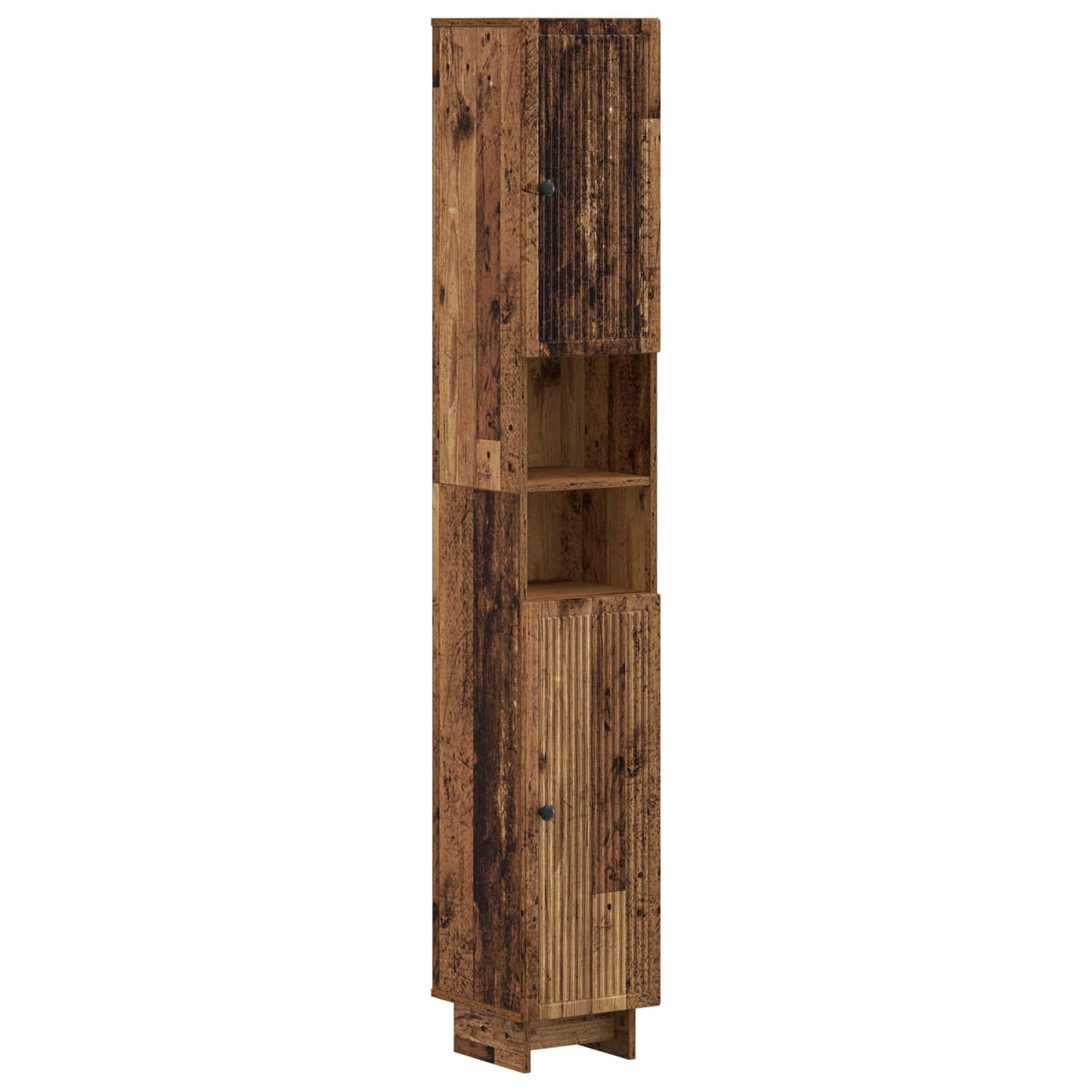 Set di Mobili da Bagno da 4 Pezzi EDE Legno antico | homemem39