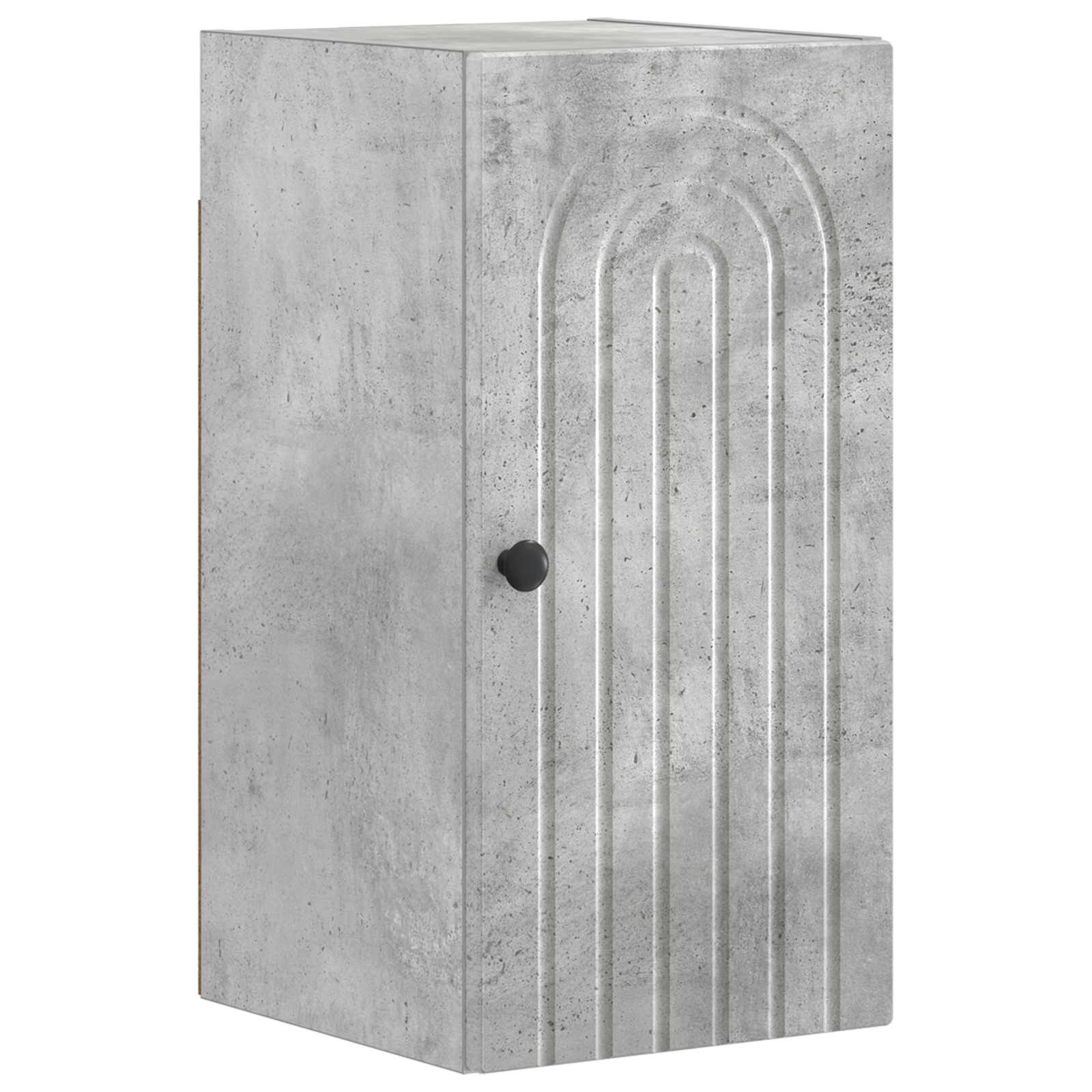Set di Mobili da Bagno da 4 Pezzi ALKMAAR Grigio Cemento | homemem39