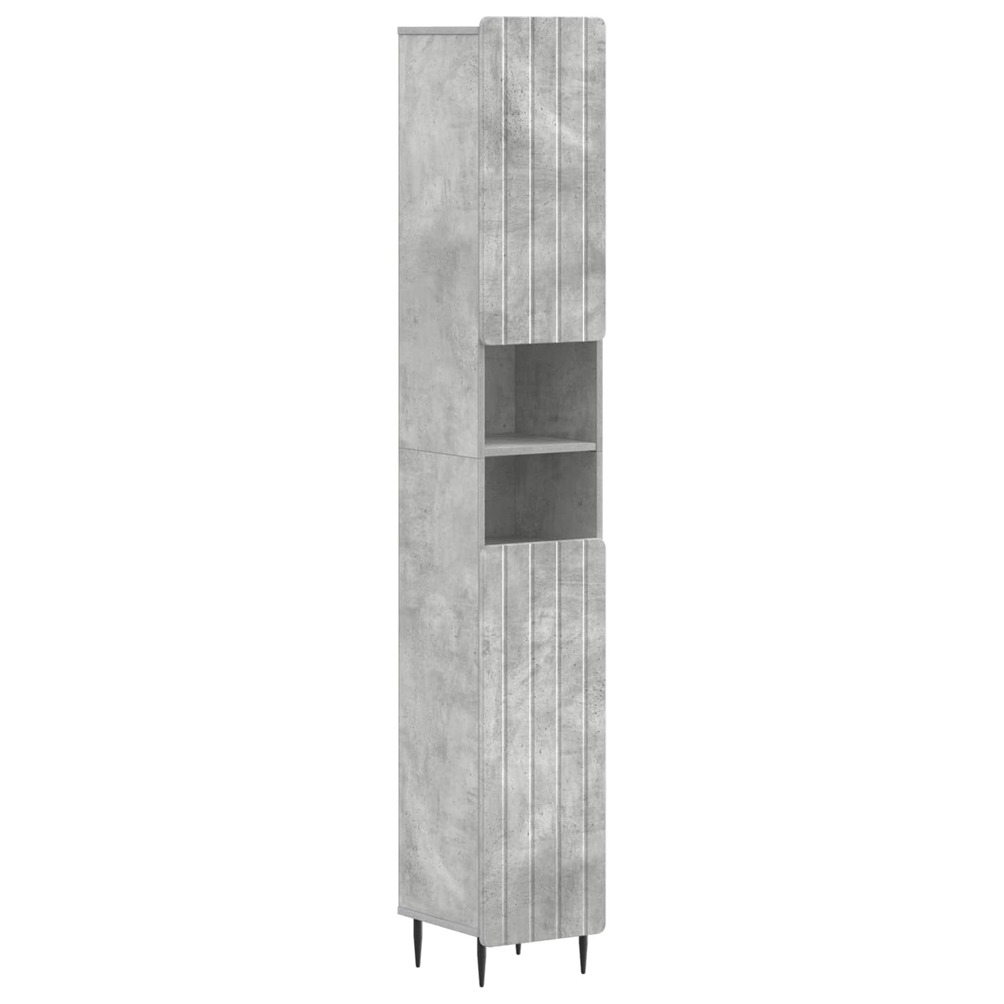 Set di Mobili da Bagno da 4 Pezzi ZWOLLE Grigio Cemento | homemem39