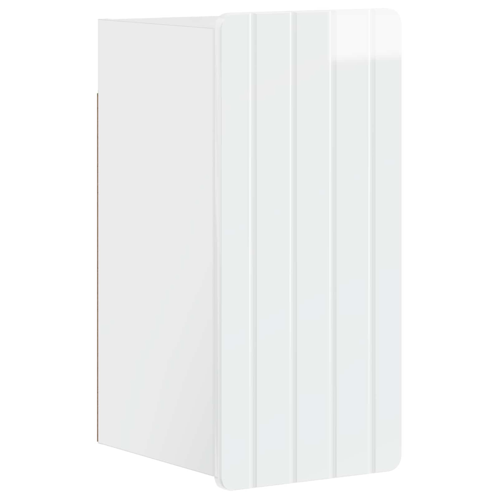 Set di Mobili da Bagno da 4 Pezzi ZWOLLE Bianco Lucido | homemem39